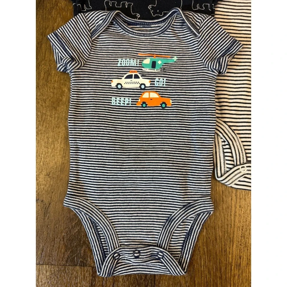 Carters‎ Baby Boy 3 Months Summer Clothes Lot Tees Shirts Bodysuits Rompers Dad